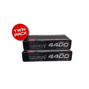 2PACK MACH-1 RACING // 4400 MAH 7.4V ULCG SHORTY STEALTH SERIES