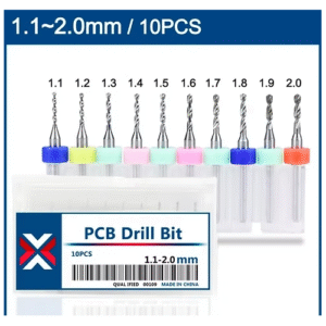 1.1MM TO 2.0MM TUNGSTEN CARBIDE PCB DRILL SET FOR PISTONS
